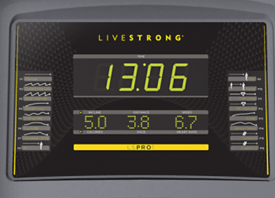 Livestrong LSPRO1 display
