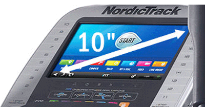 NordicTrack A.C.T. Commercial 10 Display