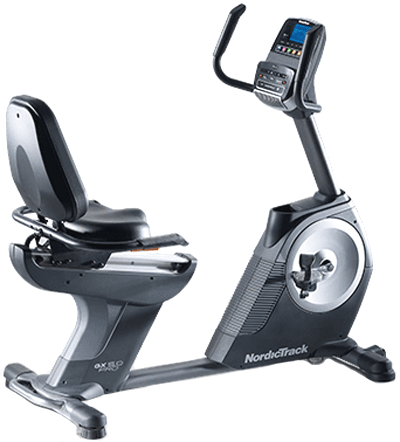 exercise bike with seat back
