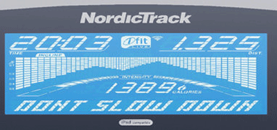 NordicTrack X7i Display