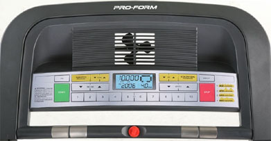 Proform 415S Treadmill console