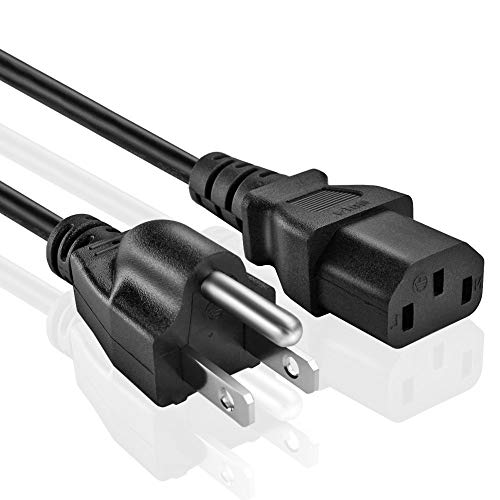 [UL Listed] OMNIHIL 8 Feet Long AC/DC Power Cord Compatible with Horizon T63 Treadmill. Model Number TM158